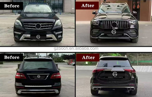 <span class=keywords><strong>2023</strong></span> <span class=keywords><strong>GLE</strong></span> W167 <span class=keywords><strong>63</strong></span> parachoques de coche deportivo para <span class=keywords><strong>Mercedes</strong></span> BENZ ML <span class=keywords><strong>GLE</strong></span>-Class W166 actualización a <span class=keywords><strong>GLE</strong></span> W167 <span class=keywords><strong>63</strong></span> <span class=keywords><strong>AMG</strong></span> Kits de cuerpo completo guardabarros capó - Product Image 2