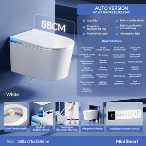 スマートトイレシステム スマートトイレ 壁掛け式スマートビデトイレシート Eウォーター技術搭載スマートトイレ - Product Image 3