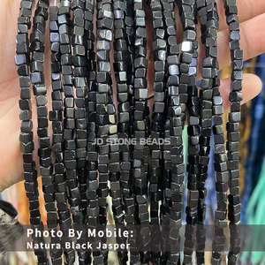 Cuentas de <span class=keywords><strong>piedra</strong></span> de ágata de forma cuadrada de cuarzo rosa Natural, 4x4mm, para hacer collares y pendientes - Product Image 5