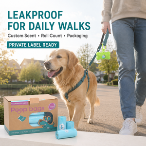 Eco-Friendly 100% <b>Compostable</b> Biodegradable Durable Scented Dog Poop <b>Bags</b> 5-Layer Custom Printed Reusable Luxury/Simple/Cartoon - Product Image 3