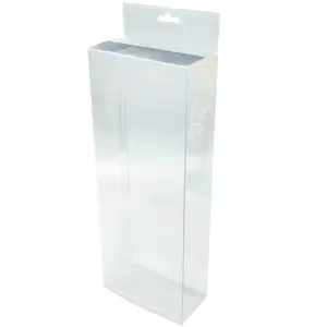 定制空包装盒透明Pvc Pet透明塑料盒带衣架电子配件手机壳展示盒