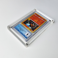 Boîte mystère OEM personnalisée pour cartes Pokémon anime givrées 63x88, avec protection antichoc en polycarbonate acrylique gradué