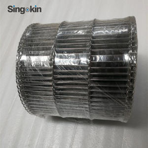 Cinta transportadora de malla de transporte de tejido equilibrado de alambre de acero inoxidable sus304 plano de fácil instalación para maquinaria de panadería - Product Image 2