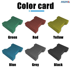 Pavimento de Goma para Jardín de 25-45 mm de Grosor, Decoración de Patio, Entrabable, Seguro, Paquete de 36, Pavimento de Goma para Acera, Decorativo - Product Image 5