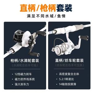 Lure Fishing Rod Set 1.8m ML Power Spinning Reel Combo Bass Fishing Ocean Beach Use - Product Image 2