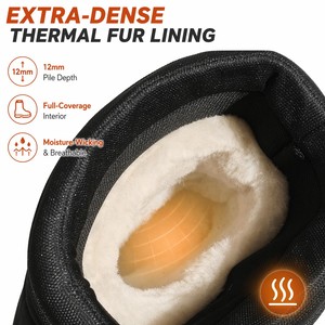 Bottes de neige légères en EVA pour hommes, imperméables, à coque monobloc, tige matelassée, chaudes, en fausse fourrure – Vente en gros directe usine - Product Image 4