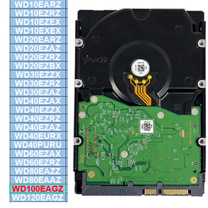 Disque dur WD100EAGZ 10 To bleu 3,5 pouces SATA3 7200 tr/min 512 Mo de cache CMR à faible consommation d'énergie avec chargement en rampe NoTouch pour stockage NAS - Product Image 1