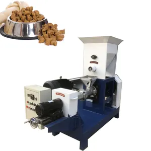 Completa produção linha cão comida faz máquina pet cat food processing máquina