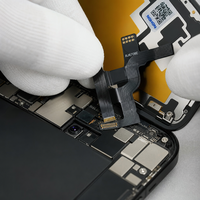 Écran OLED pour iPhone 16 avec support de transfert IC, True Tone, Grade A+, remplacement d'écran tactile LCD pour téléphone portable