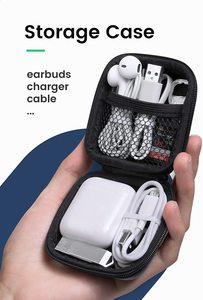 Ugreen trường hợp tai nghe Túi Tai nghe cứng cho AirPods EarPods Sennheiser Miếng đệm tai nghe <span class=keywords><strong>bluetooth</strong></span> không dây phụ kiện - Product Image 2