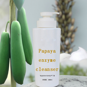 OEM <span class=keywords><strong>donna</strong></span> Papaya enzima idratante struccante e detergente per il viso detergente - Product Image 6