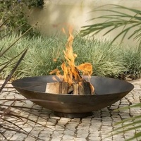 Brasero extérieur moderne en métal robuste, écologique, avec revêtement en poudre, pour granulés de bois, logo personnalisé