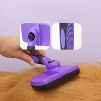 Kit de toilettage pour animaux de compagnie 9 en 1, peigne en plastique, ciseaux, brosse à picots, coupe-ongles pour chiens et chats