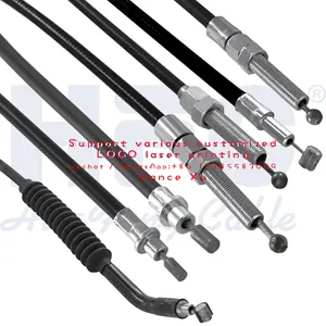 Custom Genuine Brake Cable Motorbike Clutch Throttle Cable For Motorcycle Honda Yamaha KYMCO KTM Harleydavidson