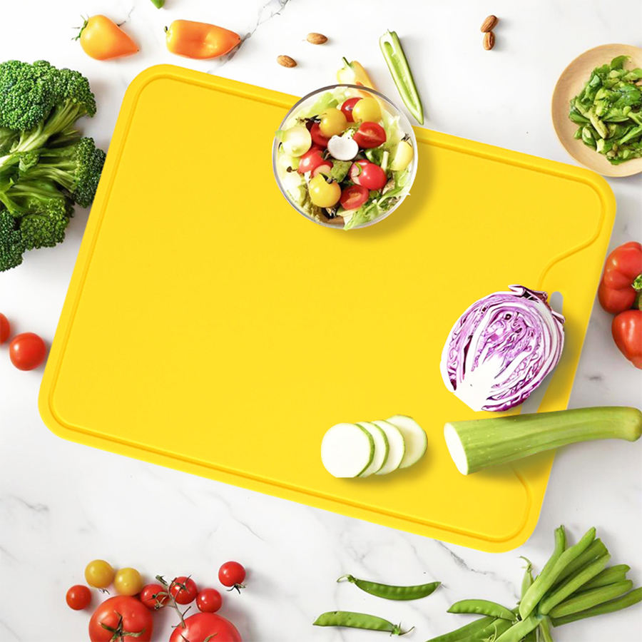 Reversible Eco-Friendly Rectangle Silicone Cutting Board Non-slip ... - Eco Friendly Silicone Cutting Board Options