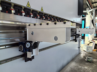 Presse plieuse CNC entièrement automatique 8+1 axes DA69T 600T6000, certifiée CE, robuste, noir et blanc, CNCColgar