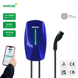 Estación de carga para vehículos eléctricos (VE) tipo wallbox de 22 kW, 16A/32A, precio de fábrica, estación de carga para coches, AC380V - Product Image 6