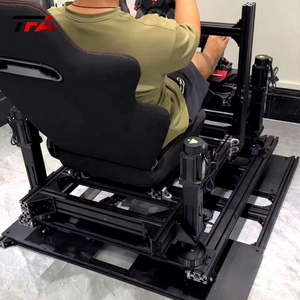 aluminium simulateur de cockpit de course siège voiture conduite simulateur de course jeu de cockpit simulateur de course - Product Image 1