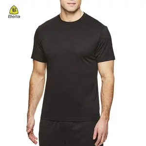 Camisetas Para Hombre logotipo personalizado Estilo de vida Camiseta de manga corta cuello redondo ropa de gimnasio de secado rápido Fitness hombres gimnasio camisetas - Product Image 1