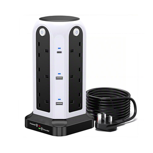 ปลั๊กพ่วงอัจฉริยะคุณภาพสูง 12 ช่องเสียบ AC 4 พอร์ต USB 2 พอร์ต Type C ป้องกันไฟเกิน สายยาว 2 เมตร แบบตั้งโต๊ะ - Product Image 1