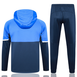Veste d'hiver en vente chaude Vêtements d'entraînement Football Club Hooded Zip-up Suit Jersey Set - Product Image 4