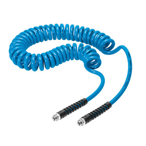 Festo Spiral Air Hose PUN-12X2-SG-6-BL-3/8 533467 Coil Tubing For Pneumatic Systems - Product Image 1