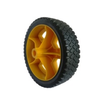 Roues roulants en plastique, 5/6 pouces, pour compresseur d'air, chariot à main