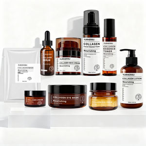 OEM ODM özel etiket kollajen cilt bakımı Set Anti-Aging sıkılaştırıcı yüz kiti anti-kırışıklıklar ve ince çizgiler kaldırma ve nemlendirici - Product Image 1