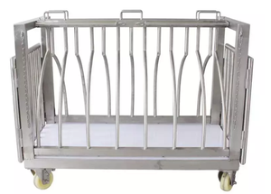 <span class=keywords><strong>Cage</strong></span> de contrôle de compression d'animal de dossier d'acier inoxydable vétérinaire pour l'usage d'aquarium de chien de chiot - Product Image 2