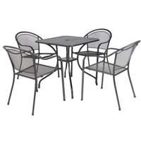 Ensemble de meubles de jardin en métal de haute qualité pour patio extérieur Table et chaise à manger Ensemble de bistro Table pliante en bois de hêtre massif Colombe g