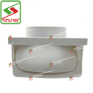 Capot d'extraction de cuisine spécial anti-pluie avec amortisseur anti-retour unidirectionnel et moustiquaire - Product Image 4