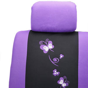 Rahat moda evrensel boyutu bez kumaş kelebek çiçek desen pembe araba klozet kapağı kız kadın için - Product Image 6