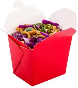 优质折叠面条/米饭/沙拉/海鲜/零食纸盒