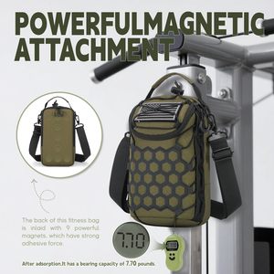 Sac de sport magnétique pour hommes et femmes, sac pour bouteille d'eau avec sangle réglable, poche pour téléphone, porte-bouteille d'eau pour les voyages et les sports - Product Image 3