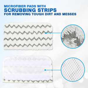 Remplacement de tampons de vadrouille à vapeur en microfibre pour requin S1000 M11 M01 D01 D11 P2 S1000 S1000A pièces de tissu de vadrouille à vapeur - Product Image 3