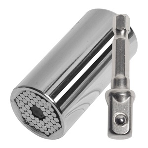 Yinbei Chrome Plated 7-19mm 3/8" Hex Shank Ratchet Wrench Socket Set 1/4"-3/4" - Product Image 1