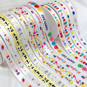 Op Maat Bedrukt 100% Polyester Satijn Lint Van Hoge Kwaliteit 3d Goudfolie Logo - Product Image 5