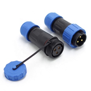 LD20 IP68 su geçirmez 25A güç konektörü 2-7 Pin Panel montaj tel kablo erkek tak dişi soket havacılık tak güç için bir Set - Product Image 5