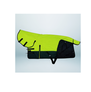 Tapis combiné cheval d'hiver en polyester 1200D durable et imperméable avec remplissage 200G et doublure en nylon reliure fluorescente/noire - Product Image 1