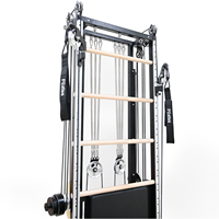 Tour de suspension Pilates à tension réglable, station de poulies verticale multifonctionnelle pour entraînement de force, machine Reformer Pilates