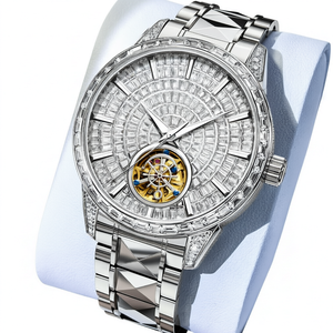 Relojes de Lujo para Hombre, con Logotipo Personalizado OEM, de Fibra de Carbono, Acero de Tungsteno, Diamantes, Luminosos, Mecánicos e Impermeables - Product Image 1