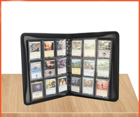 Porte-cartes personnalisé en cuir PU avec fermeture éclair, 9 pochettes pour cartes à collectionner double face, album de rangement pour MTG TCG PKM