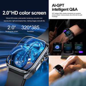 Orologio Sanitario ECG all'Ingrosso con Monitoraggio di Frequenza Cardiaca e Ossigeno nel Sangue, Risposta a Domande Intelligente con AI GPT, Smartwatch Android da Uomo - Product Image 3