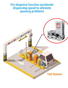 Máquinas expendedoras de tickets y tarjetas para aparcamiento de autoservicio Tenet para exteriores, dispensador de tarjetas, máquina de lavado de fichas, quiosco, máquinas de tickets y vouchers para exteriores. - Product Image 2