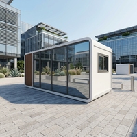 Vente Directe – Nouvelle Mini-Cabane de Luxe Préfabriquée Type Apple – Prix Compétitif – Bureau Portable Préfabriqué de 20 Pieds – Conteneur Habitable Étanche