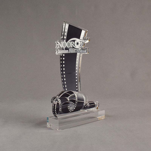 1/2 "Trophée Acrylique Épais LaserCut Impression Couleur Arts Culture <span class=keywords><strong>Film</strong></span> Festivals Prix - Product Image 1