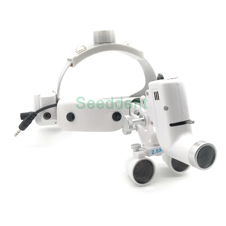 2.5X / 3.5X Wireless High Intensity Dental Loupes with Head Light / Dental Surgical Loupe / Medical Magnifying Glass