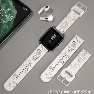 สายซิลิโคน20มม. 22มม. สำหรับ <span class=keywords><strong>Samsung</strong></span> Galaxy Watch 4สายนาฬิกาสำรองสำหรับ amazfit BIP 3 GTS 3/2/2E/GTS2 MINI /gtr - Product Image 3