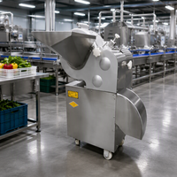 CHD100 Industriële Kubus Snijmachine Commerciële Groente Snijder Wortel Ui Fruit Machine 0.75kw 220V Nieuw 1 Jaar Garantie