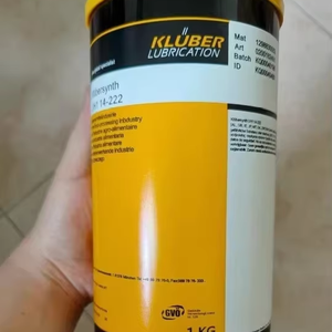 จาระบีหล่อลื่นสังเคราะห์ Kluber Klubersynth <span class=keywords><strong>UH1</strong></span> 14-222 น้ำหนัก 1 กก. สำหรับอุณหภูมิสูงและเครื่องจักรอุตสาหกรรม - Product Image 1